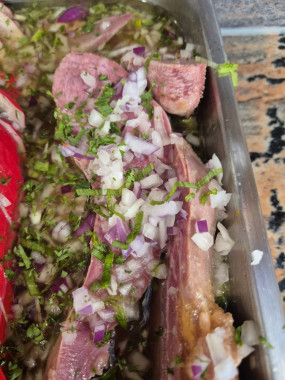 Langue de porc vinaigrette