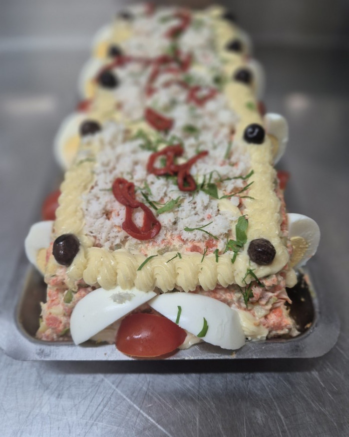 Macedoine saumon - crabe
