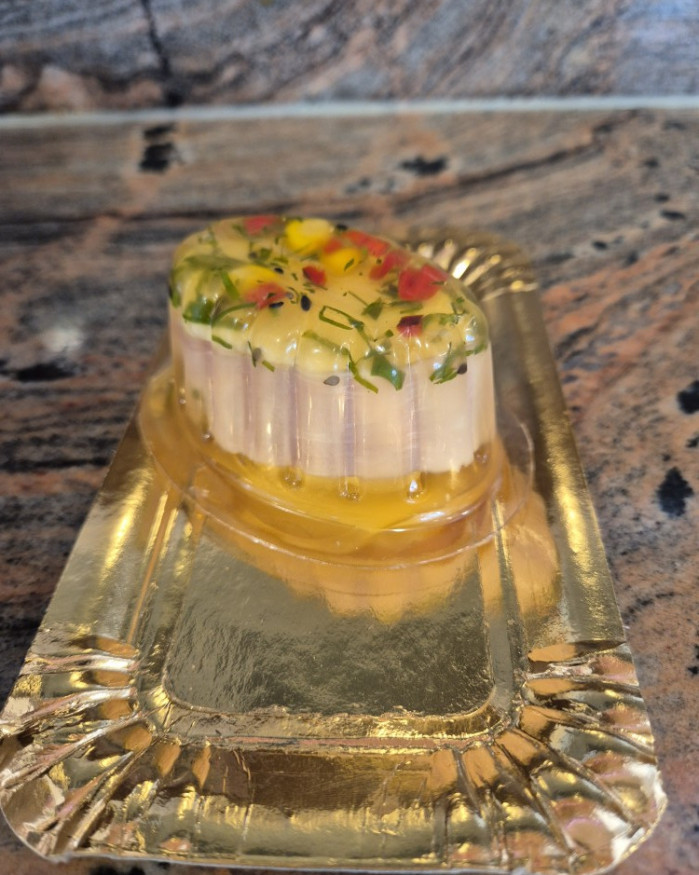 OEuf en gelee jambon