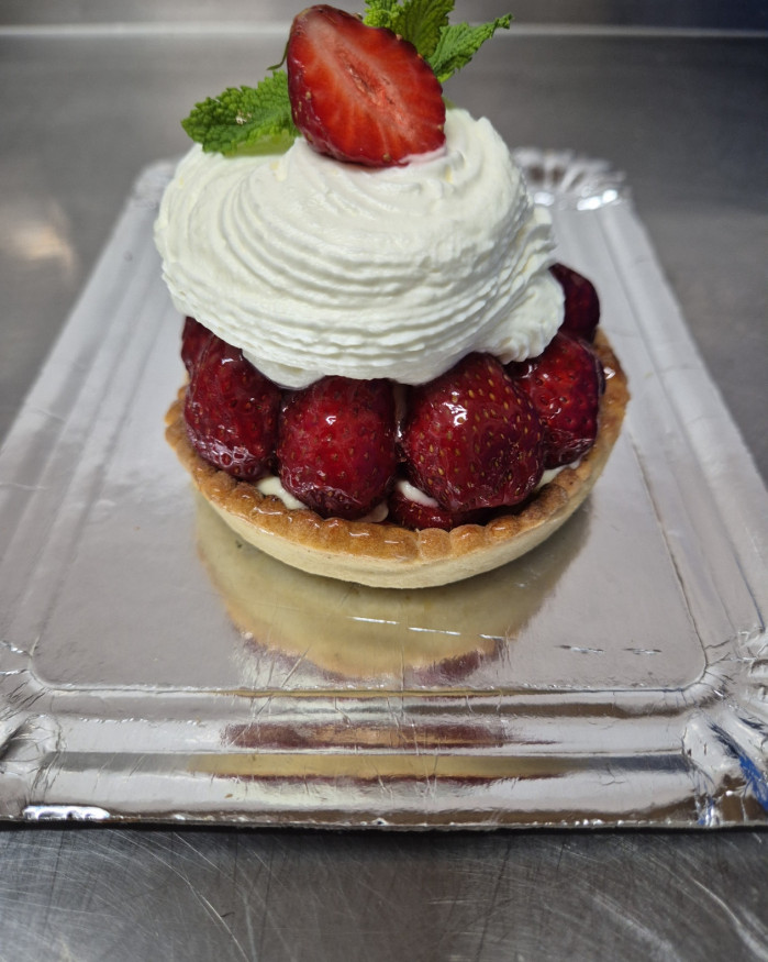 Tartelette FRAISE Diplomate