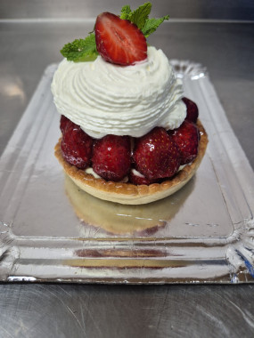 Tartelette FRAISE Diplomate