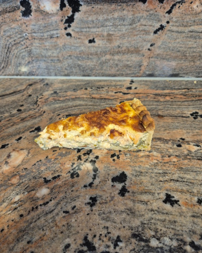 Tourte saumon/poireaux 